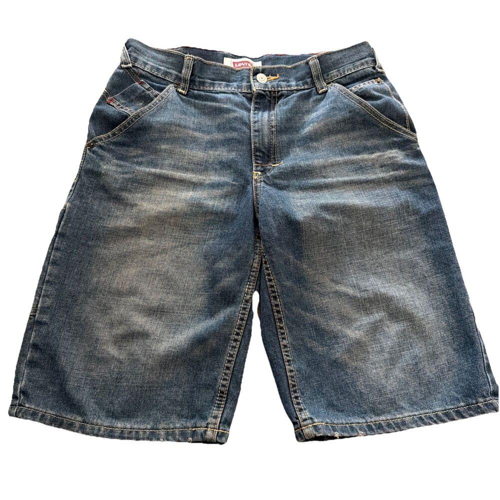 Levi’s Boys Utility Shorts Atlas Size 18 Regular Denim Shorts 5 Pocket, Waist 29
